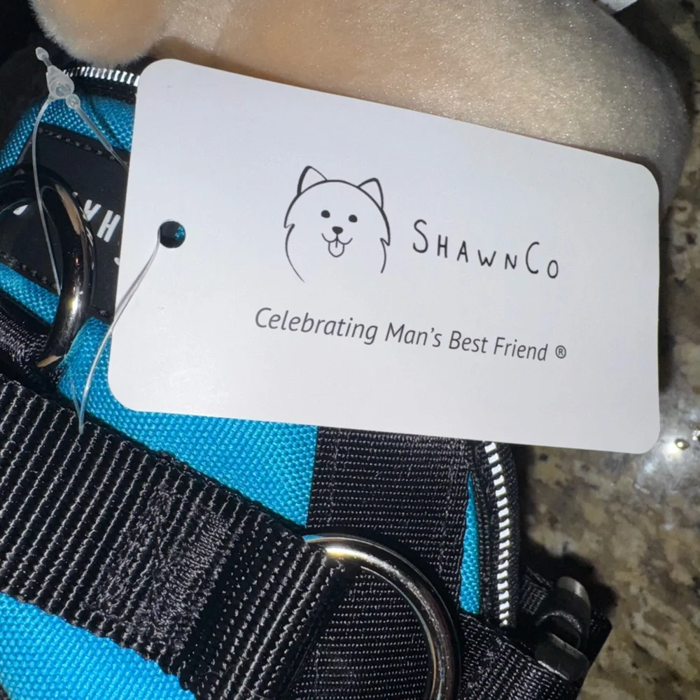 NWT ShawnCo Dog Adjustable No Choke Harness W/3 Leash Clip Reflective Strip - Picture 7 of 7